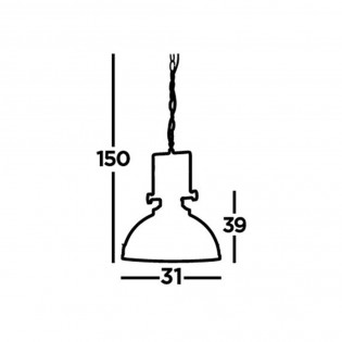 Lampe pendante Louisiana Cuivre