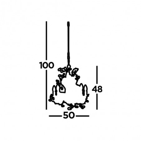 Lustre Almandite (5 lumières)