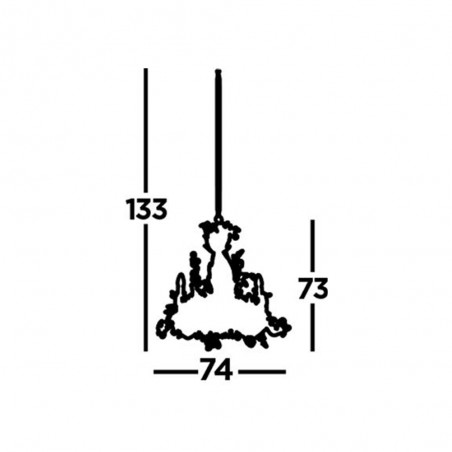 Lustre Almandite (8 lumières)