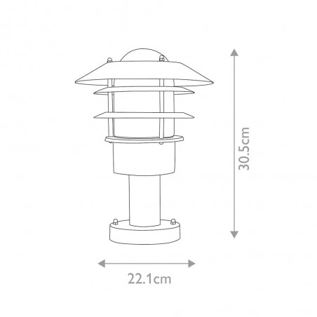 Pedestal pour exterieur Helsingor