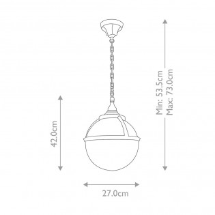 Lampe de plafond d'exterieur Glenbeigh