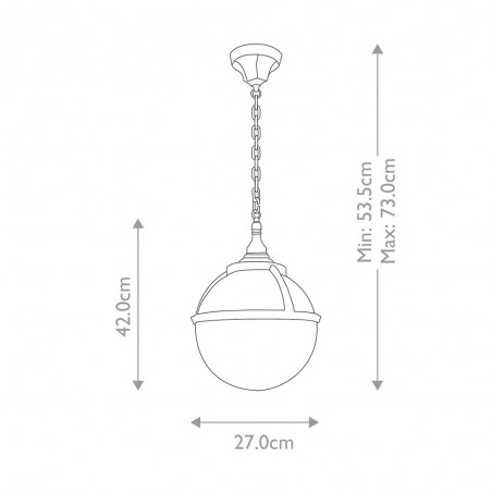 Lampe de plafond d'exterieur Glenbeigh
