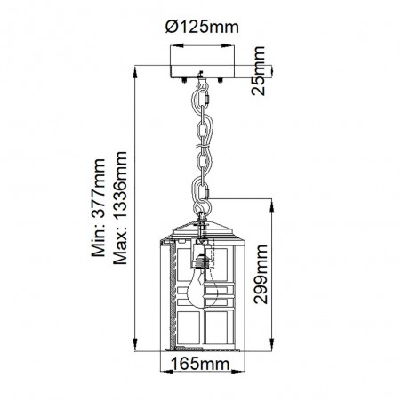 Lampe de plafond d'exterieur Beacon