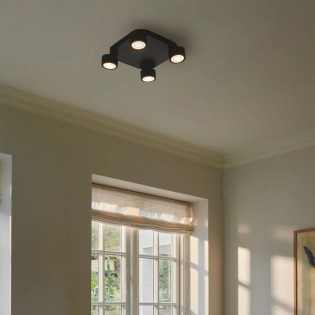 Plafonnier LED Clyde (4x3.5W)
