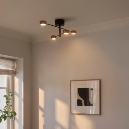 Plafonnier LED Clyde II (4x3.5W)
