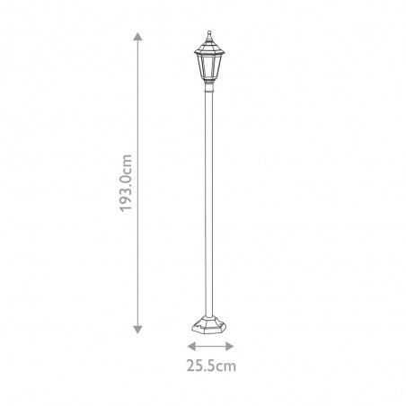 Lampadaire d'exterieur Kinsale