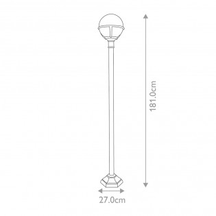 Lampadaire d'exterieur Glenbeigh