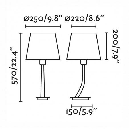 Lampe à poser Rem