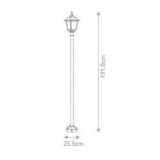 Lampadaire de exterieur Kerry