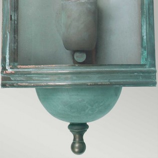 Applique Murale de exterieur Downing Verdigris