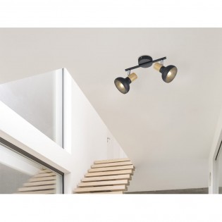Regletté de plafond Latika (2 lumieres)