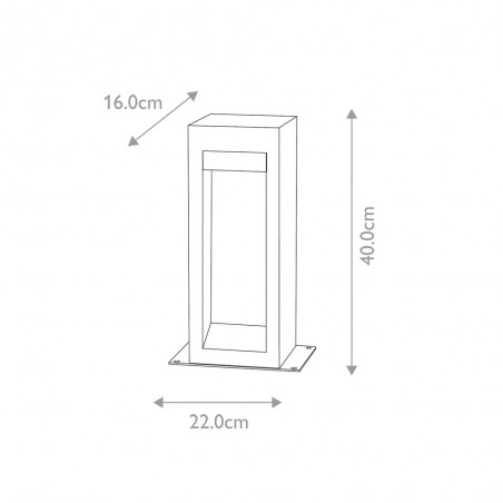 Balise extérieure LED Parkstone 40 (6W)