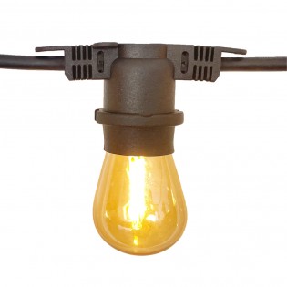 Guirlande extérieure E27 5.7M IP54 (10 lumieres)