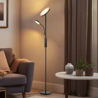 Lampadaire LED Vinet CCT Dim (30W+6W)