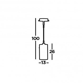 Lampe a suspension Duo II