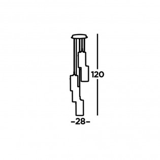 Lampe a suspension Duo 5 (lumières)