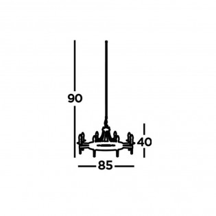 Lampe a suspension Cartwheel