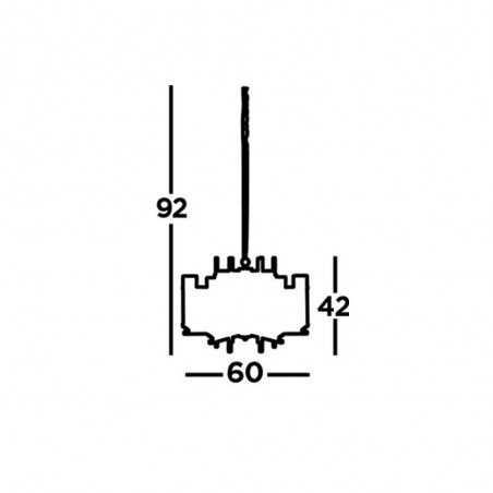 Lampe a suspension Milo (6 lumières)