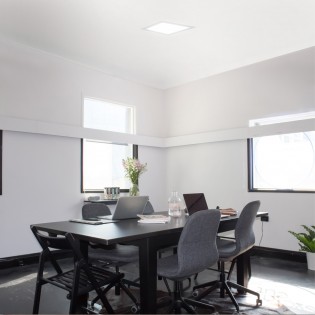 Pack 2 downlights LED blanches (18W)