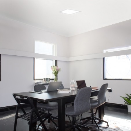 Pack 2 downlights LED blanches (18W)