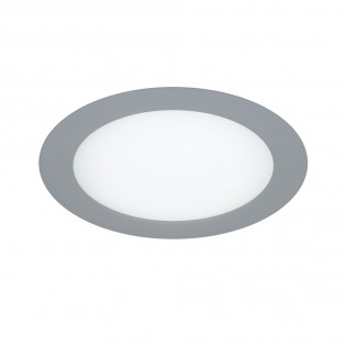 Pack 2 Downlights led rondes gris (18W)