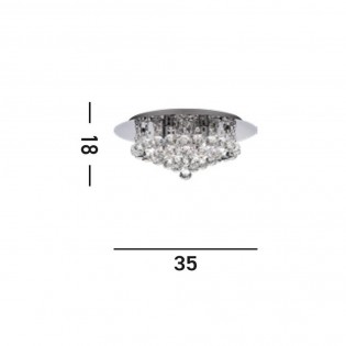 Plafonnier Crystal