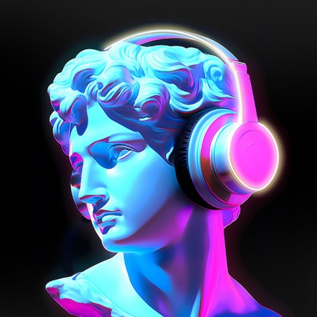 Tableau avec lumière LED Busto (80x120cm.)