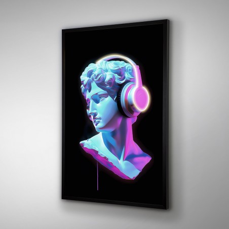 Tableau avec lumière LED Busto (80x120cm.)