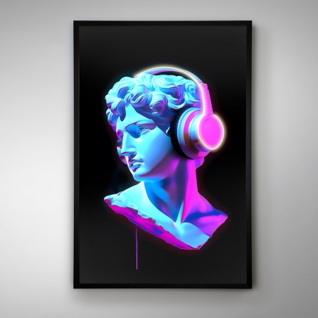 Tableau avec lumière LED Busto (80x120cm.)