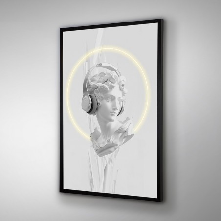 Tableau avec lumière LED Busto II (80x120cm.)