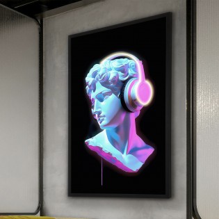 Tableau avec lumière LED...