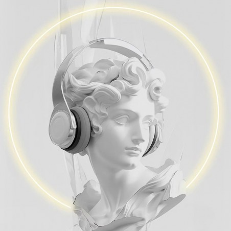 Tableau avec lumière LED Busto II (80x120cm.)