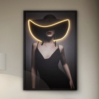 Tableau avec lumière LED...