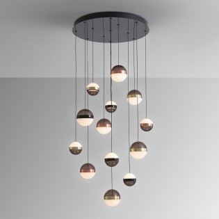Lámpara colgante LED Orbes (13x8.30W)