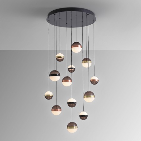 Lámpara colgante LED Orbes (13x8.30W)