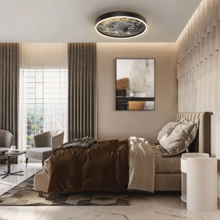 Plafón de techo LED Stone...