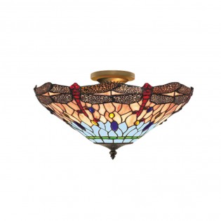 Plafonnier Tiffany Dragonfly
