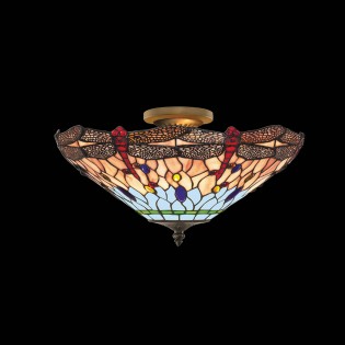 Plafonnier Tiffany Dragonfly