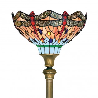 Lampadaire Tiffany Dragonfly