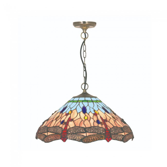 Lampe de plafond Tiffany Dragonfly