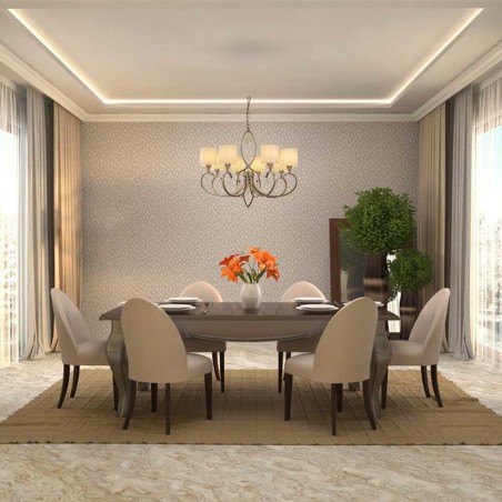 Lustre Alberto (8 lumières)