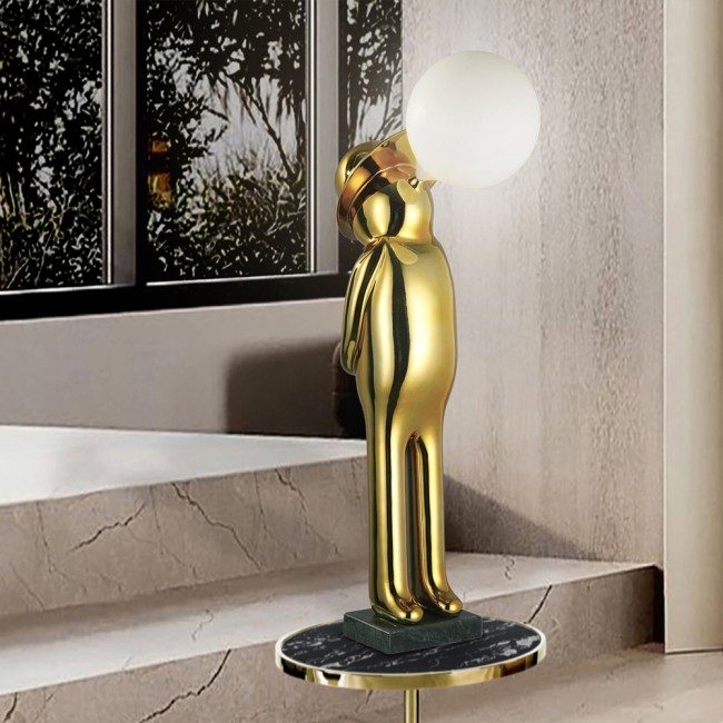 Figura decorativa con luz Mr Bubble