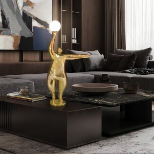 Figurine décorative avec lumière El Globo