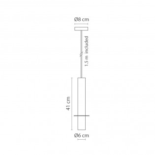 Lampe suspendue Rita Bronze