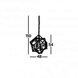 Lampe de plafond Cube