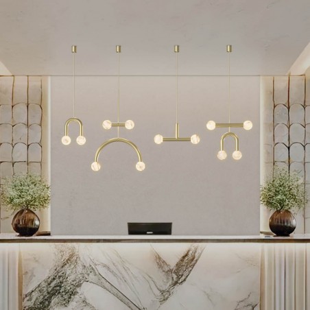 Lampe de plafond Rigoberta Trio Albâtre