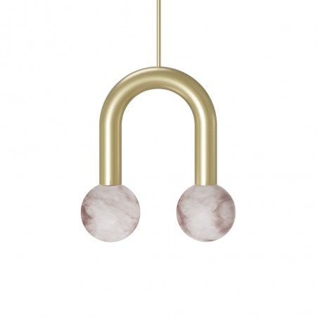 Lampe de plafond Rigoberta Mono Súper Curvo Albâtre
