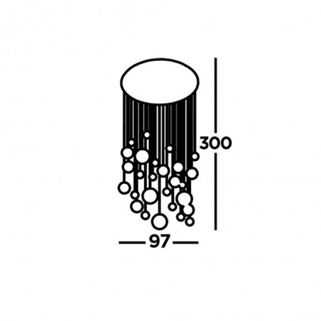 Lampe de suspension LED Planets (27x7W)