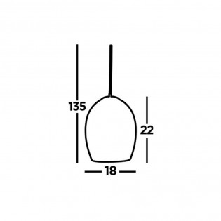 Lampe de suspension Crackle