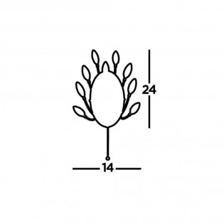 Applique Murale Peacock (2 lumieres)